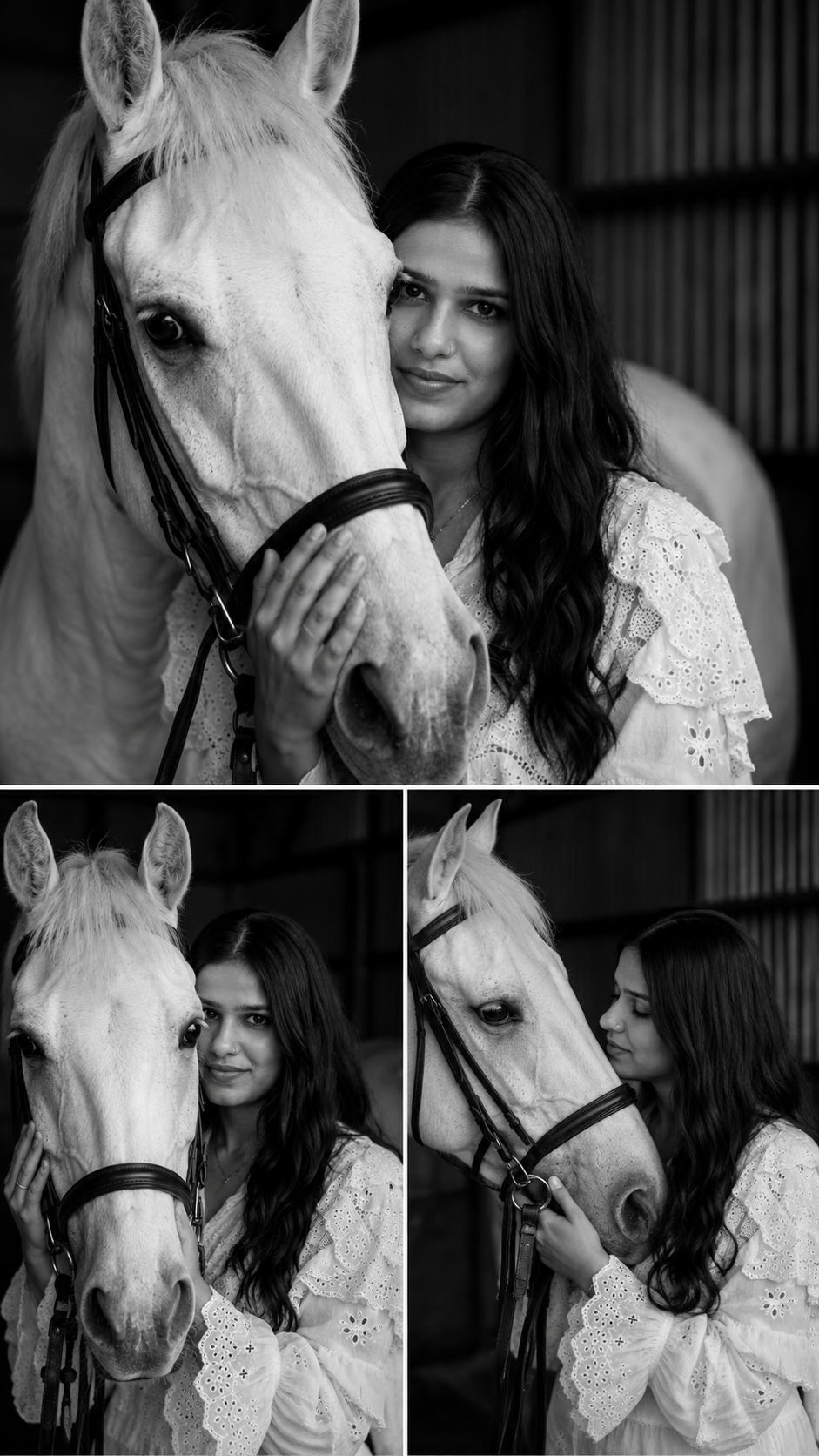 B&W Horse Portrait – Gemini AI Photo Prompt — image 2