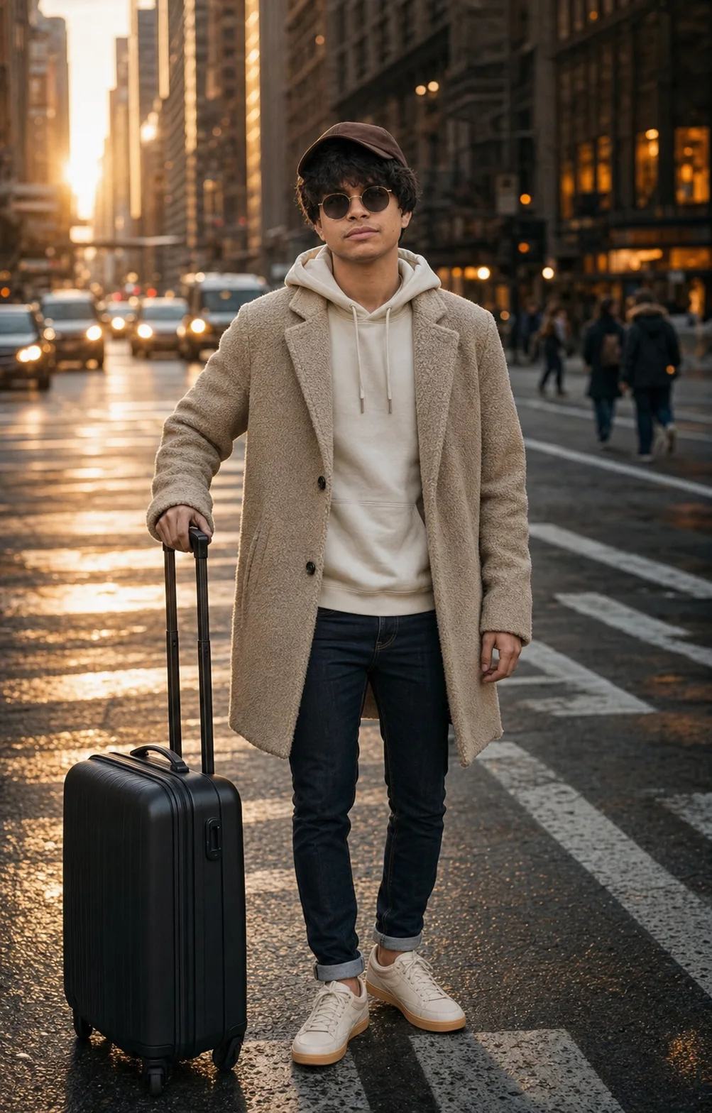 Gemini AI Traveler Street Portrait Photo Editing Prompt — image 3