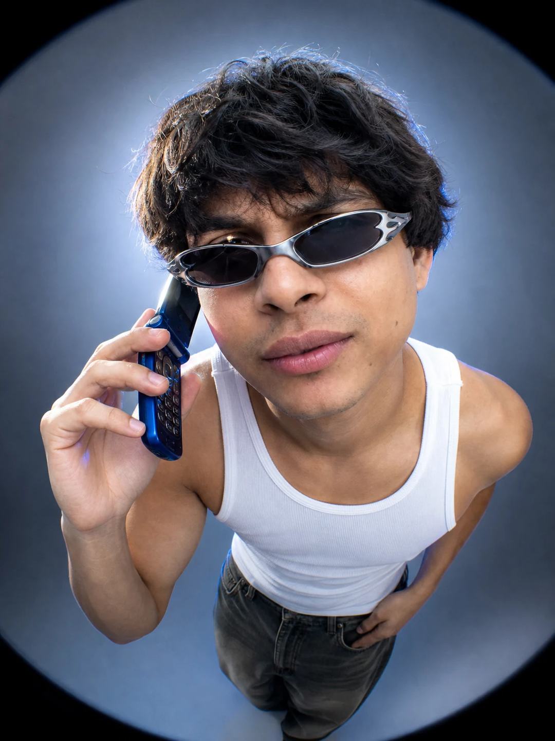 Fisheye Studio Fashion Flip Phone Photo Prompt, image 2