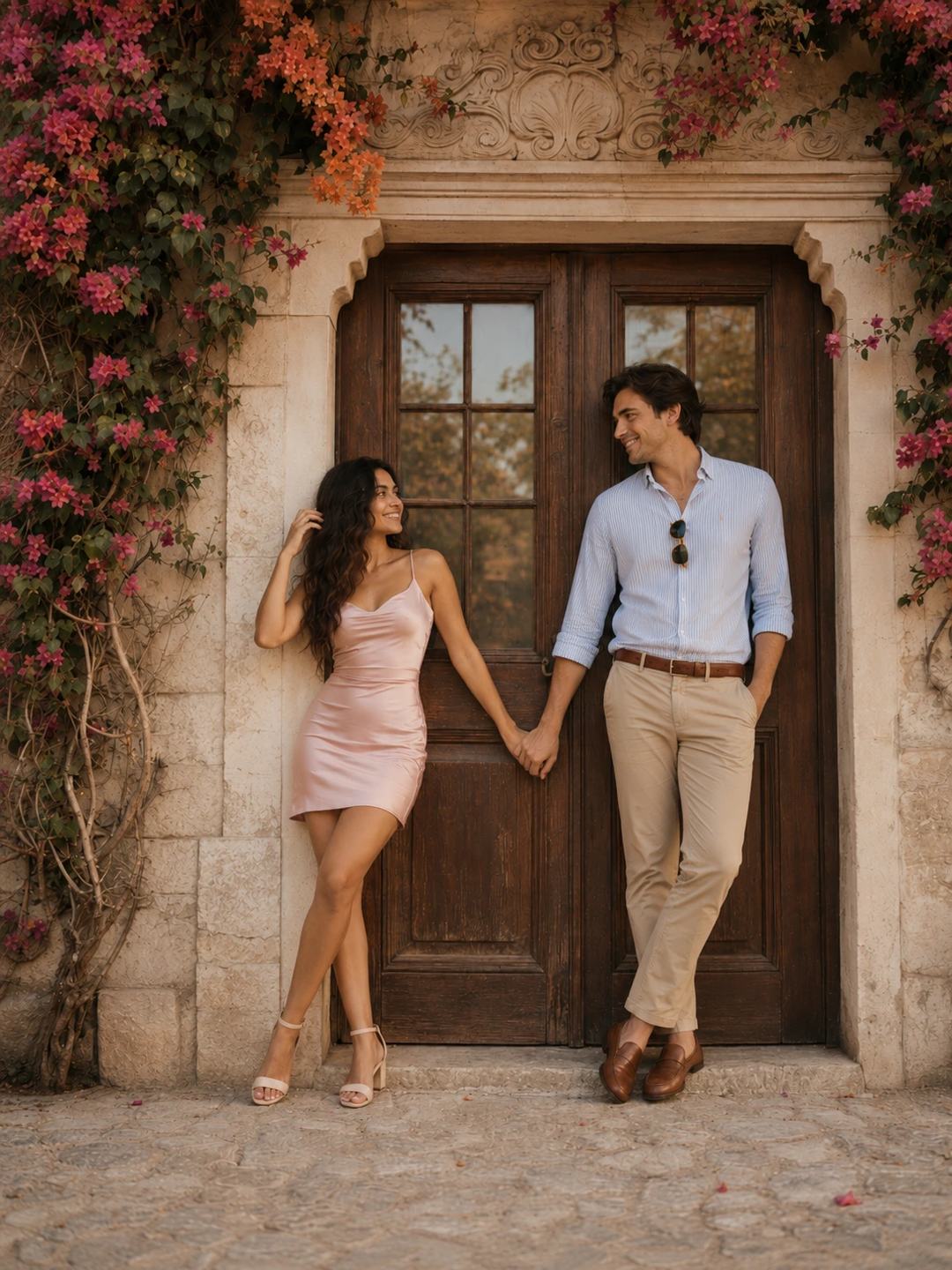 Antique Door Couple – Gemini AI Photo Prompt, image 3