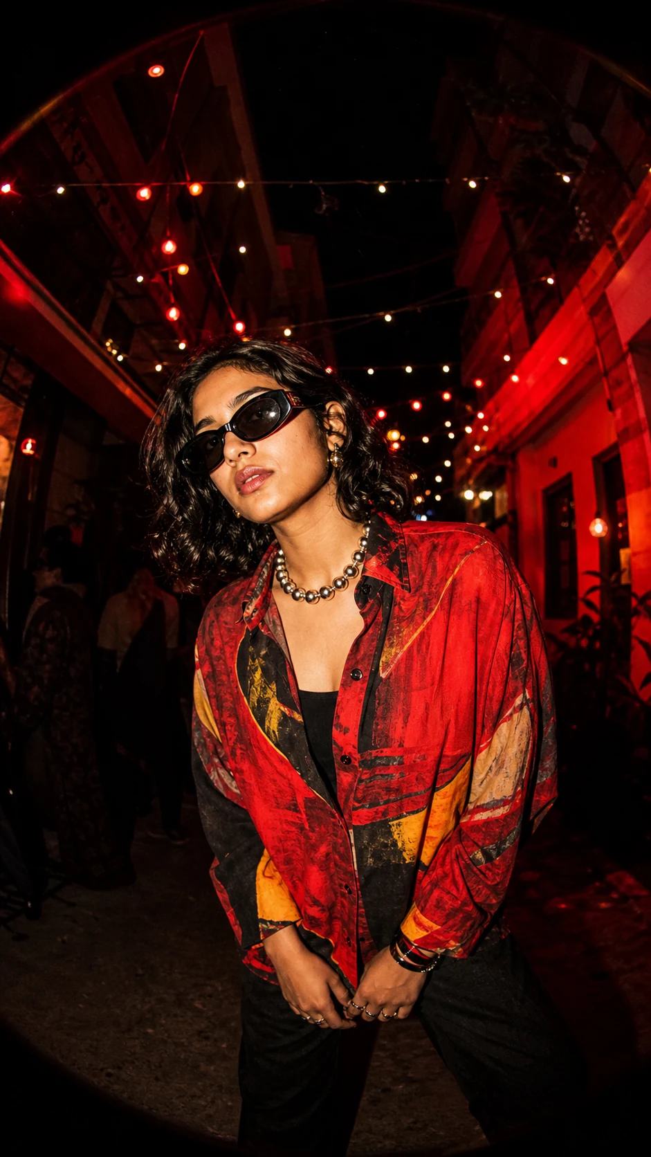 Vintage Fisheye Night Flash Streetwear Photo Prompt — image 3