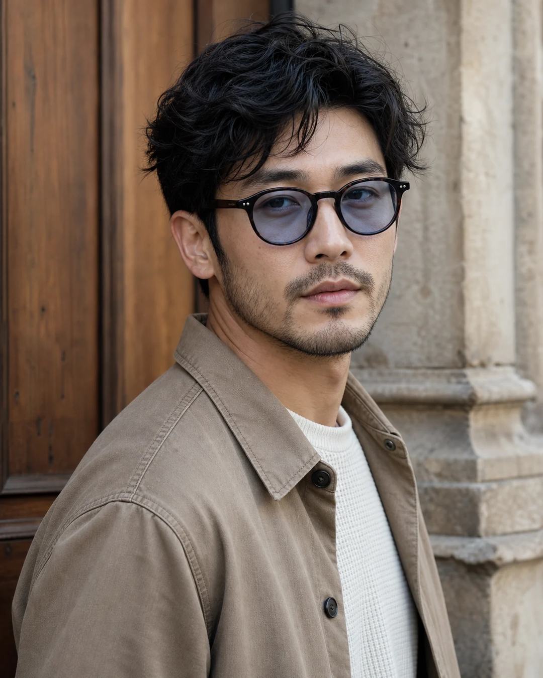 European Architectural Shacket Portrait Prompt, image 4