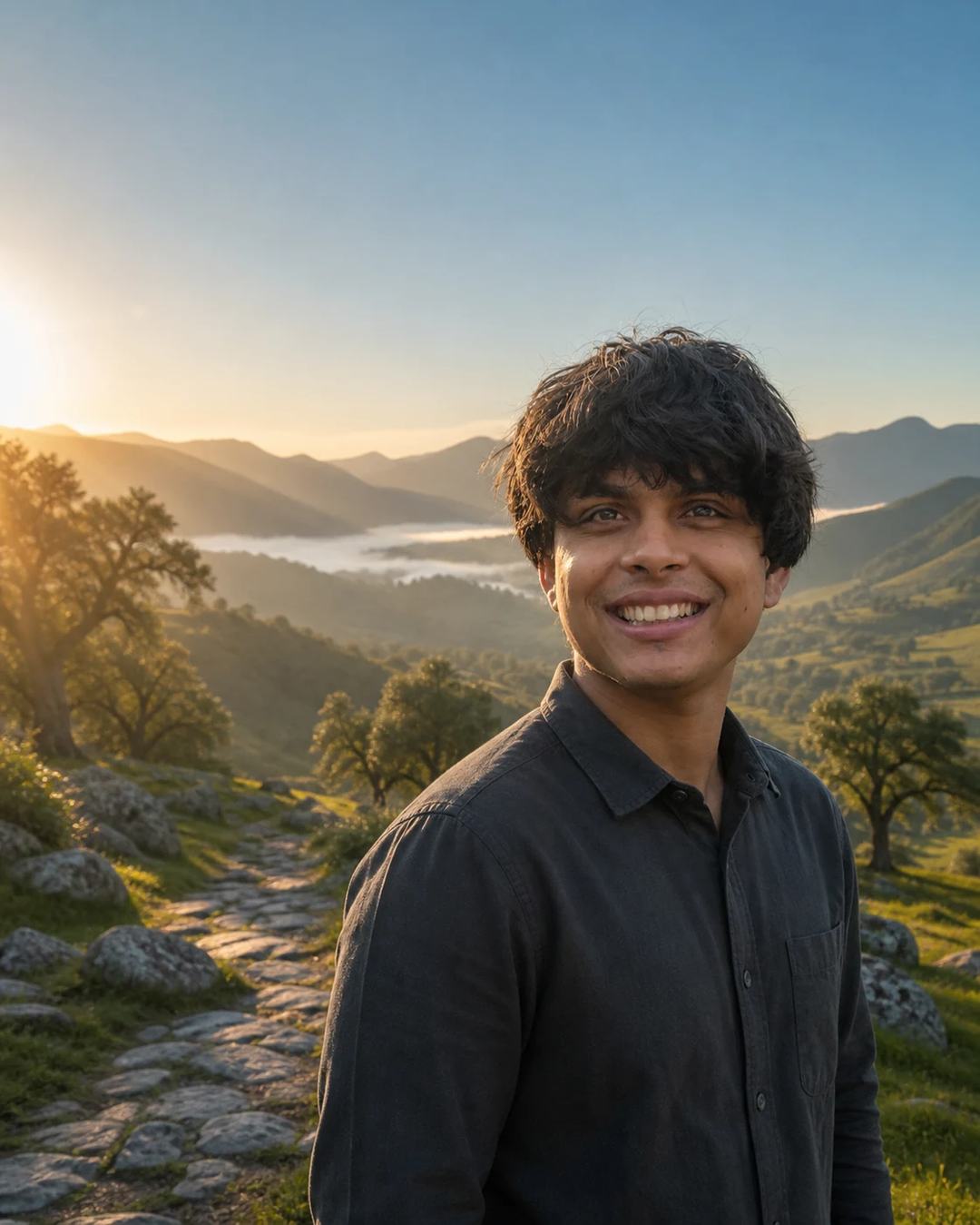 Lord of the Rings Style Sunrise Photo Editing Prompt, image 2