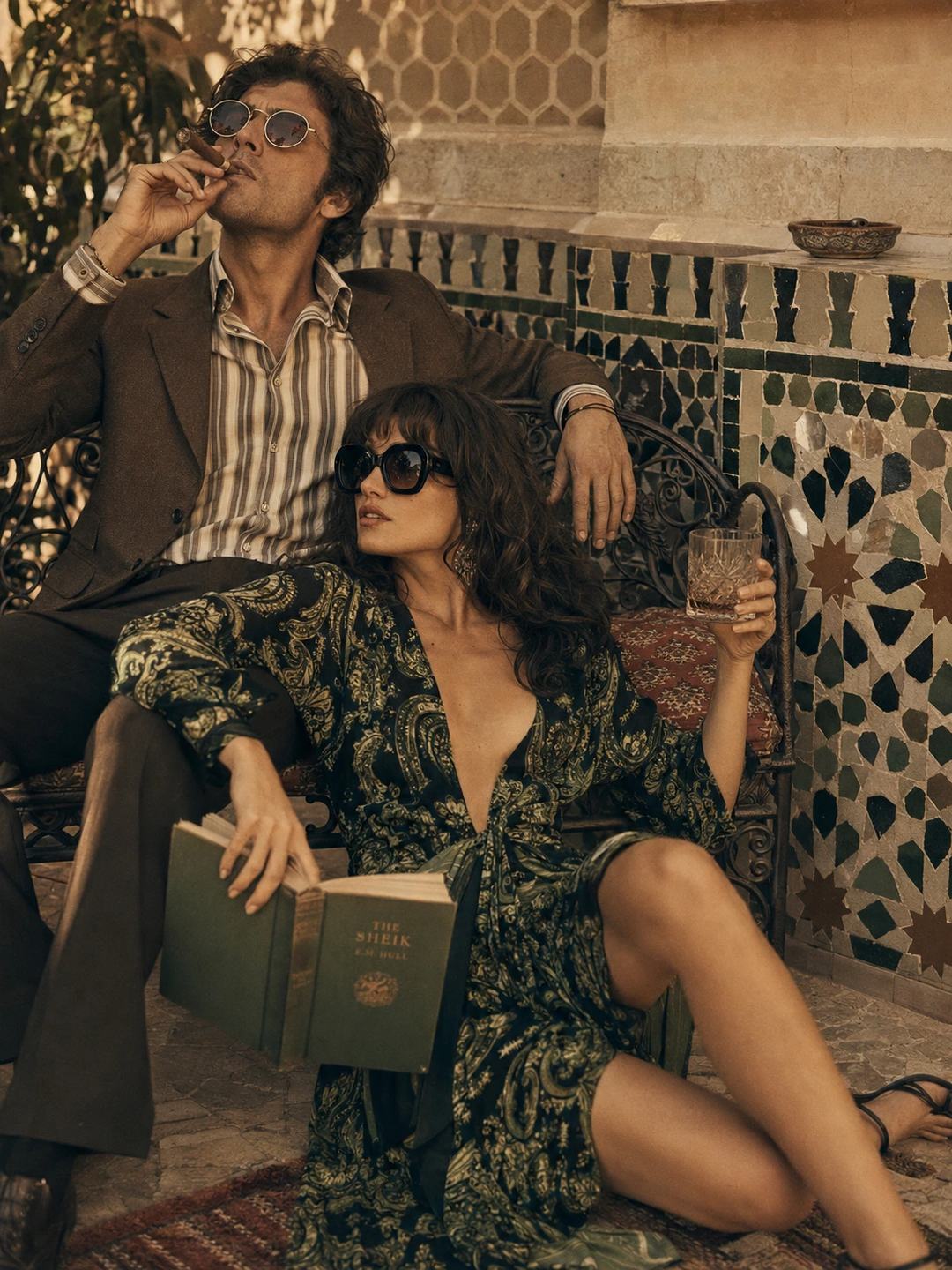Vintage Editorial Couple Prompt – Gemini AI Photo, image 1
