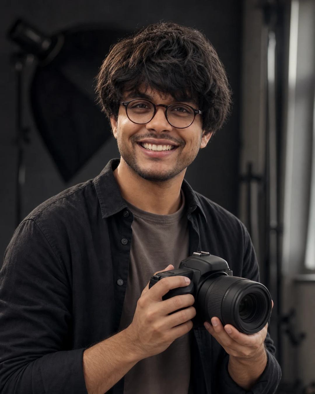 DSLR Studio Fashion Portrait Photography Prompt, image 2