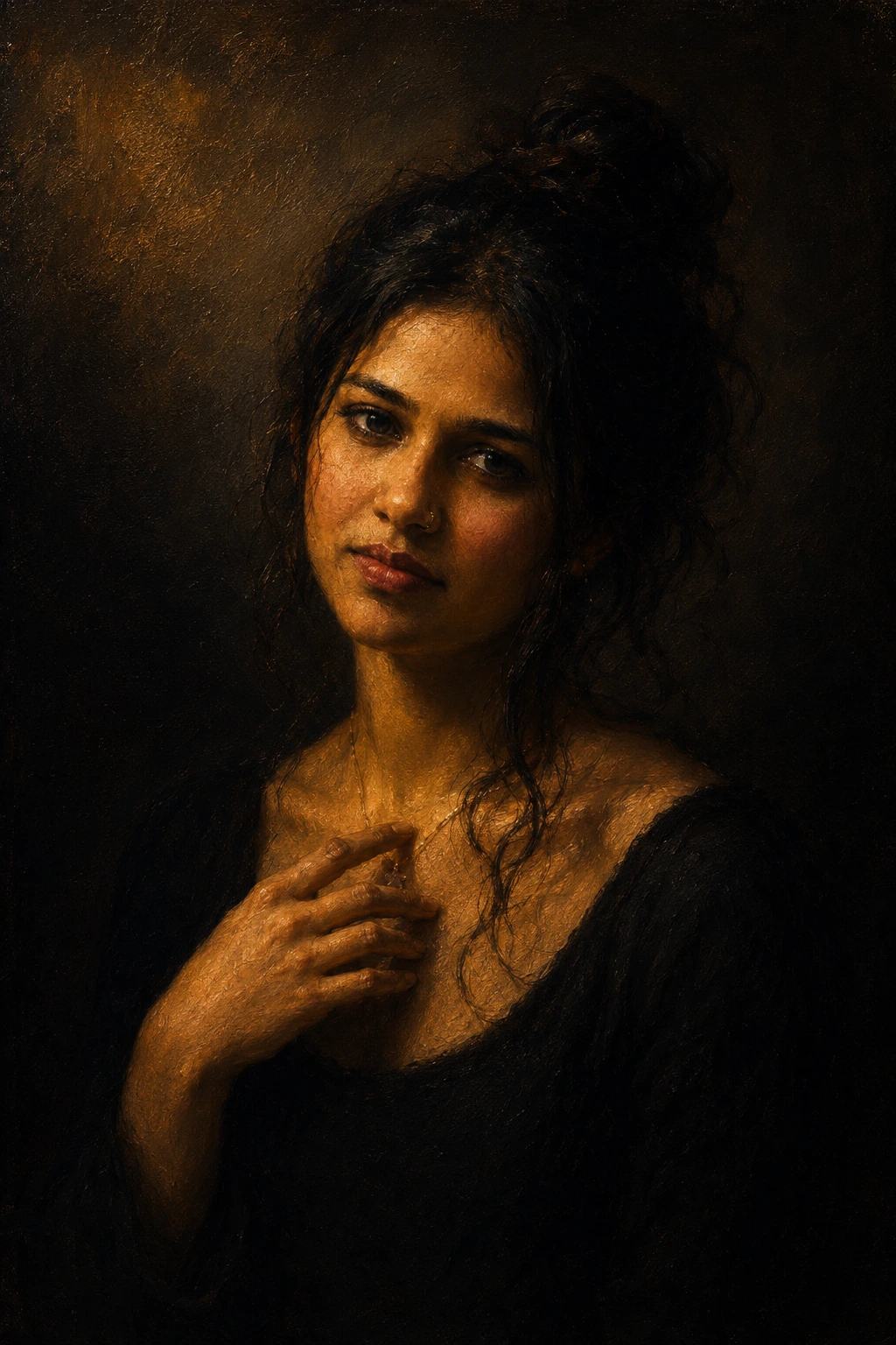 Chiaroscuro Portrait – Gemini AI Photo Prompt — image 1
