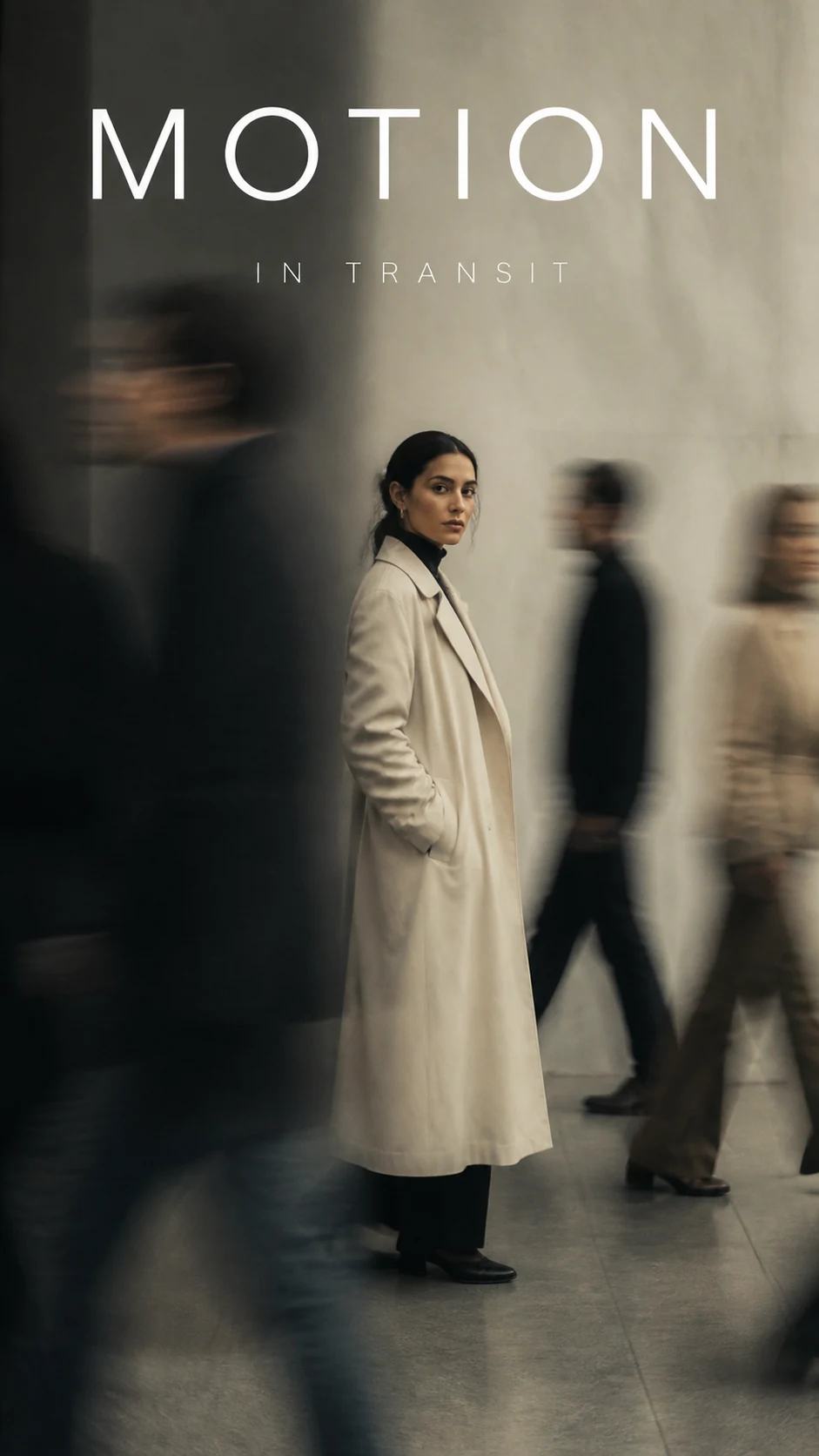 Slow-Shutter Motion Blur Editorial Poster Prompt, image 4