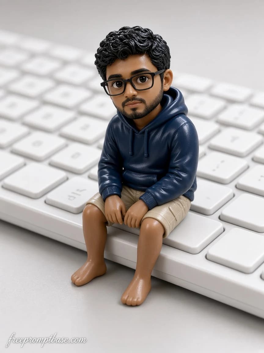 Nano Banana Desk Miniature Figurine Prompt for Gemini, image 3