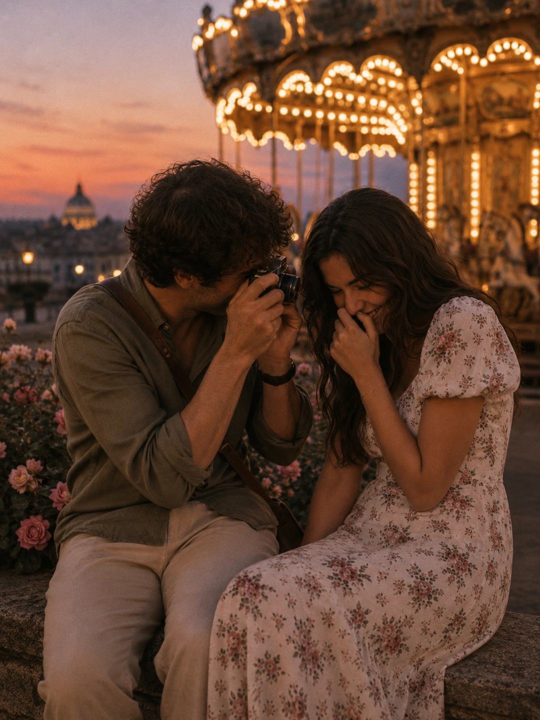 Carousel Couple – Gemini AI Photo Prompt — image 3