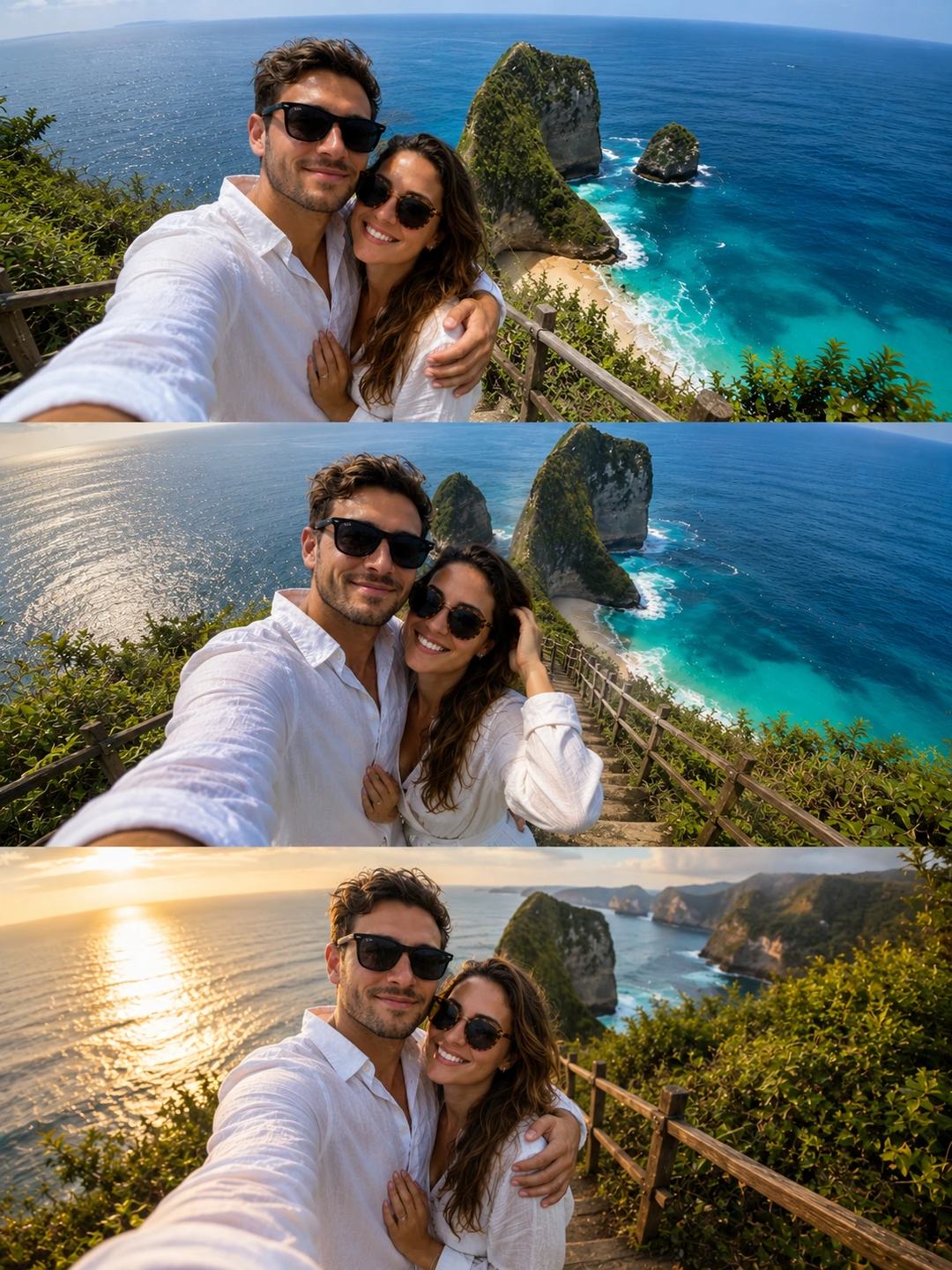 Cliff Selfie Couple – Gemini AI Photo Prompt — image 2