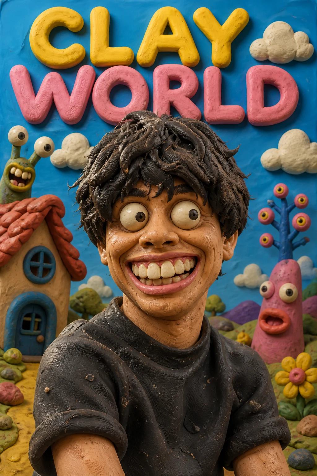 Absurdist Claymation Photo Style Transfer Prompt, image 1