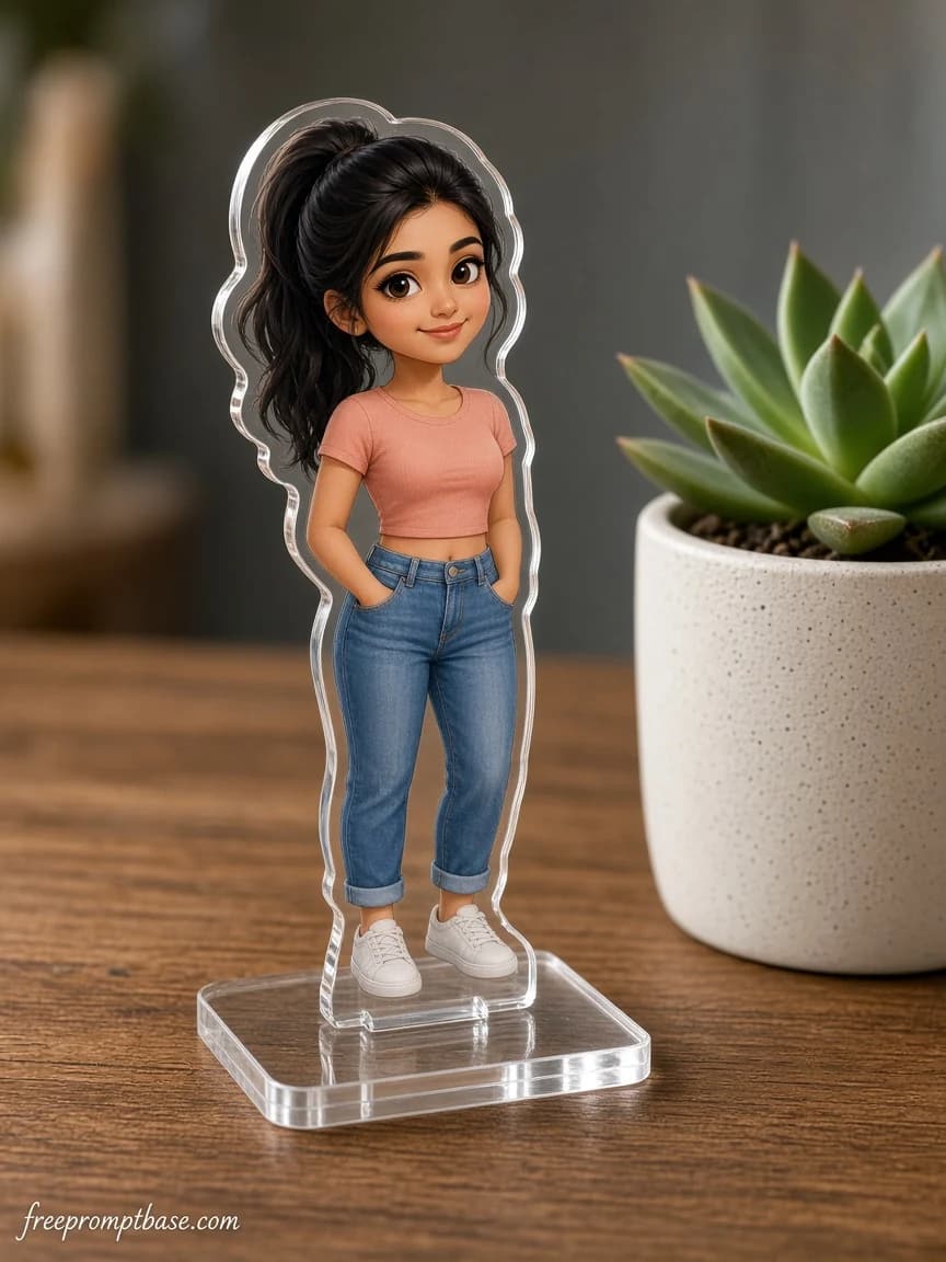 Nano Banana Acrylic Standee Figurine Prompt for Gemini, image 3