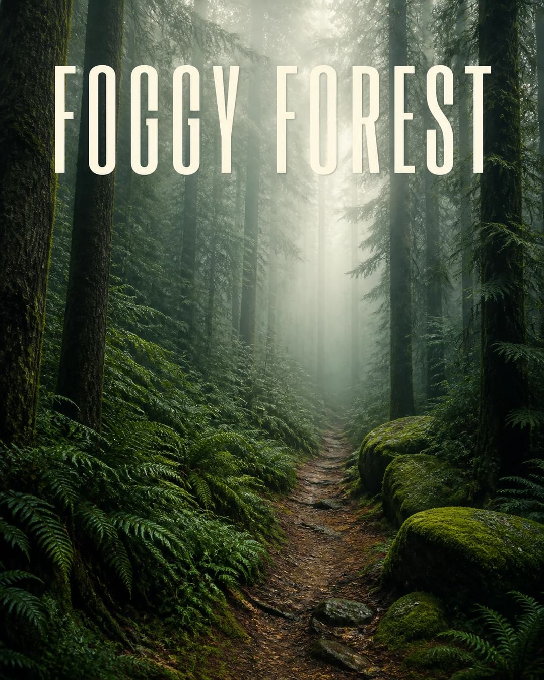 Cinematic Foggy Forest Color Grading Photo Prompt, image 1