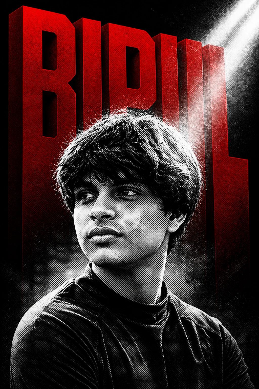 Cinematic Double Exposure Portrait Poster Prompt, image 1
