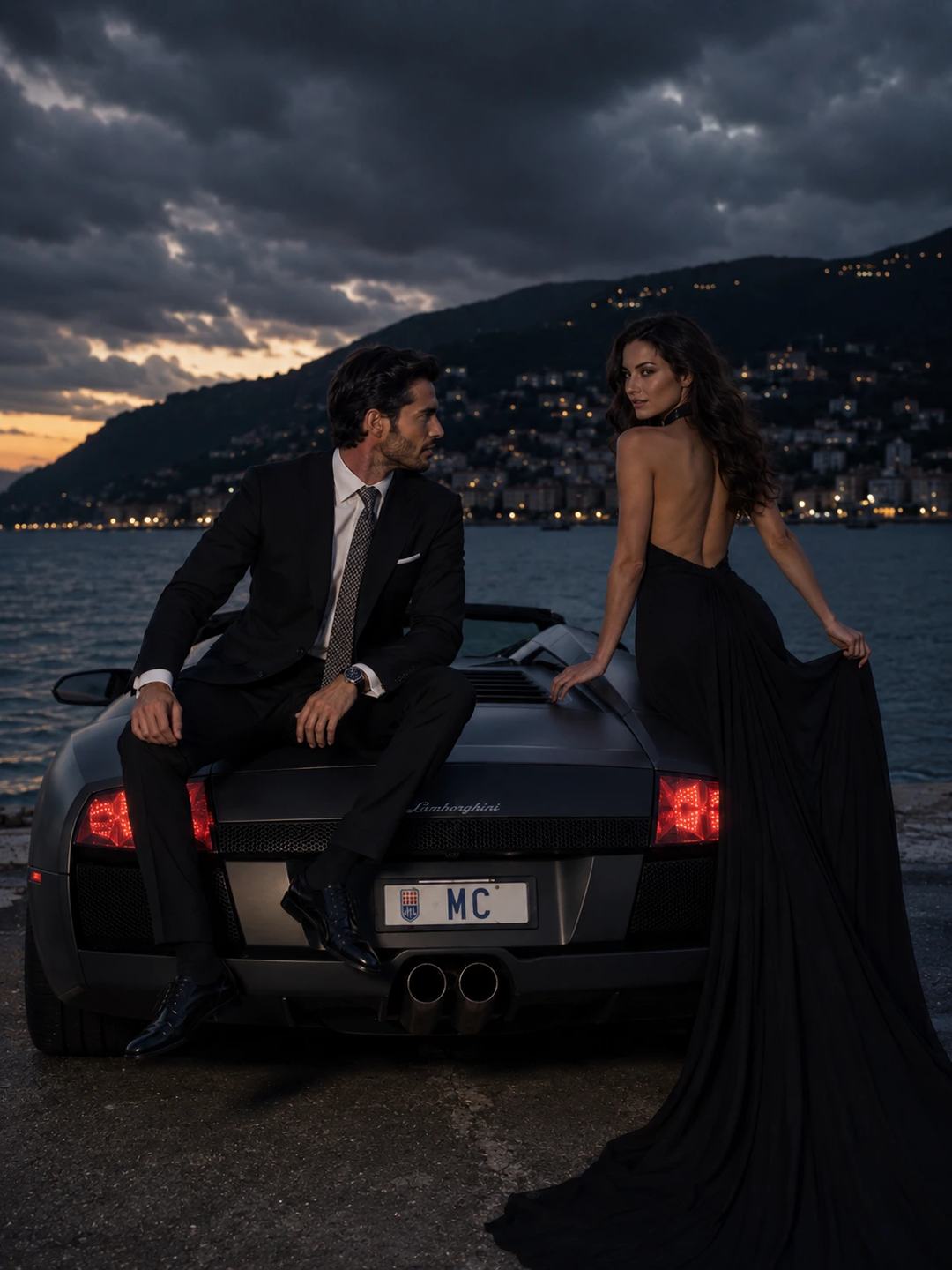 Luxury Car Couple – Gemini AI Photo Prompt, image 2