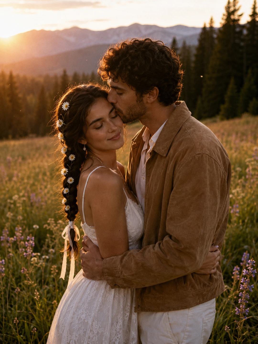Daisy Meadow Couple – Gemini AI Photo Prompt, image 4