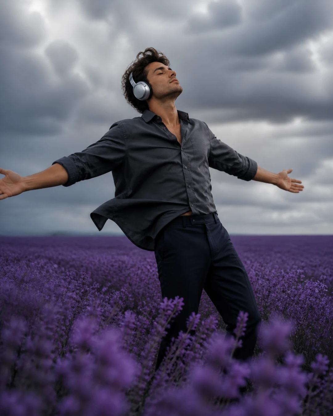 Endless Flower Field Custom Portrait Photo Prompt, image 3