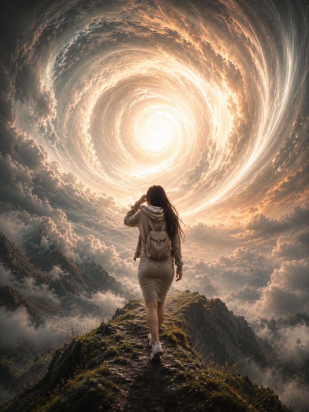 Sky Vortex Portrait – Gemini AI Photo Prompt, image 3