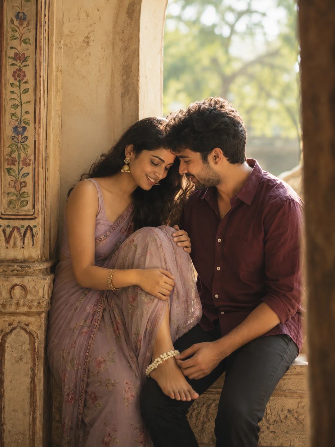 Jasmine Anklet Couple – Gemini AI Photo Prompt, image 2