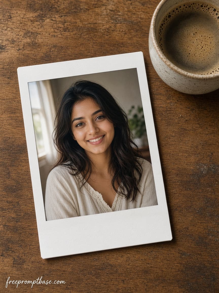 Polaroid Younger Self ChatGPT Photo Editing Prompt, image 3