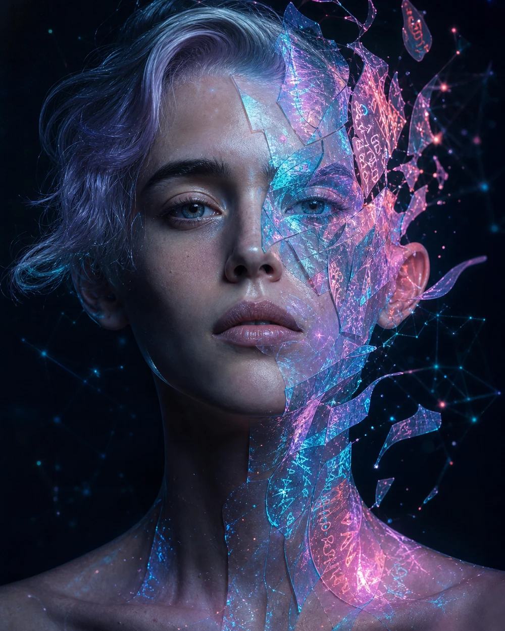 Nano Banana Surreal AI Identity Portrait Prompt — image 1