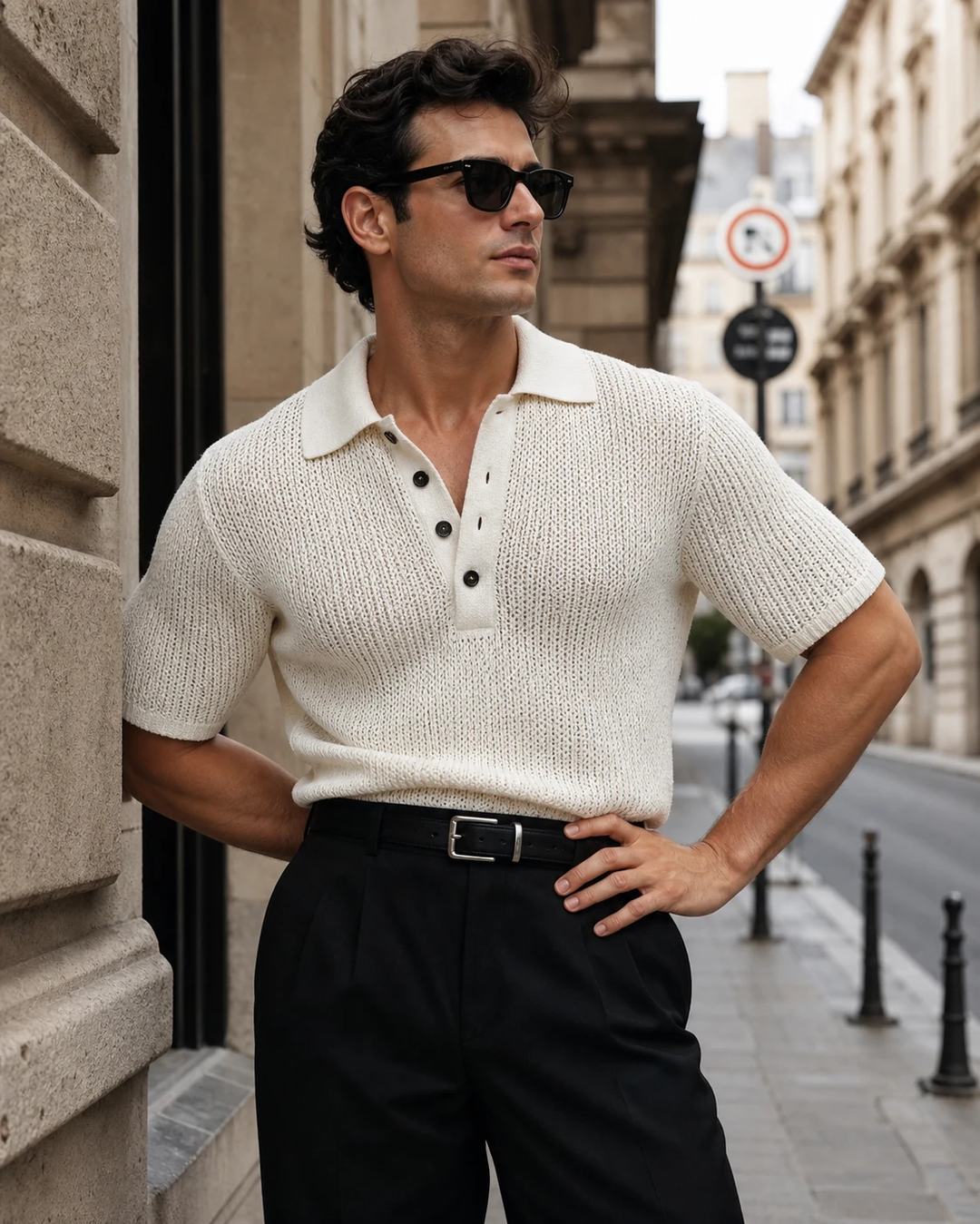 European Old-Money Street Editorial Portrait Prompt, image 3
