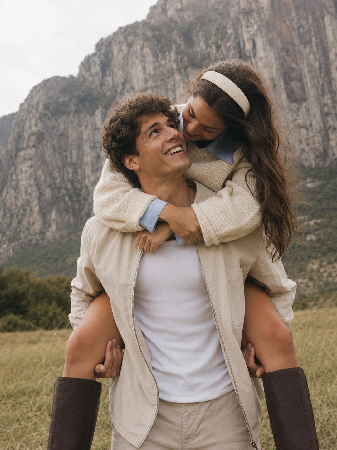 Mountain Piggyback Couple – Gemini AI Photo Prompt, image 2