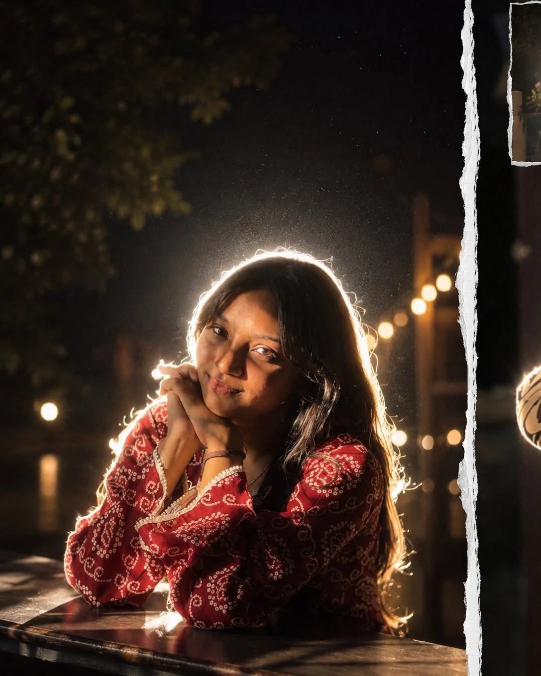 Back-Flash Night Portrait – Gemini AI Photo Prompt — image 1