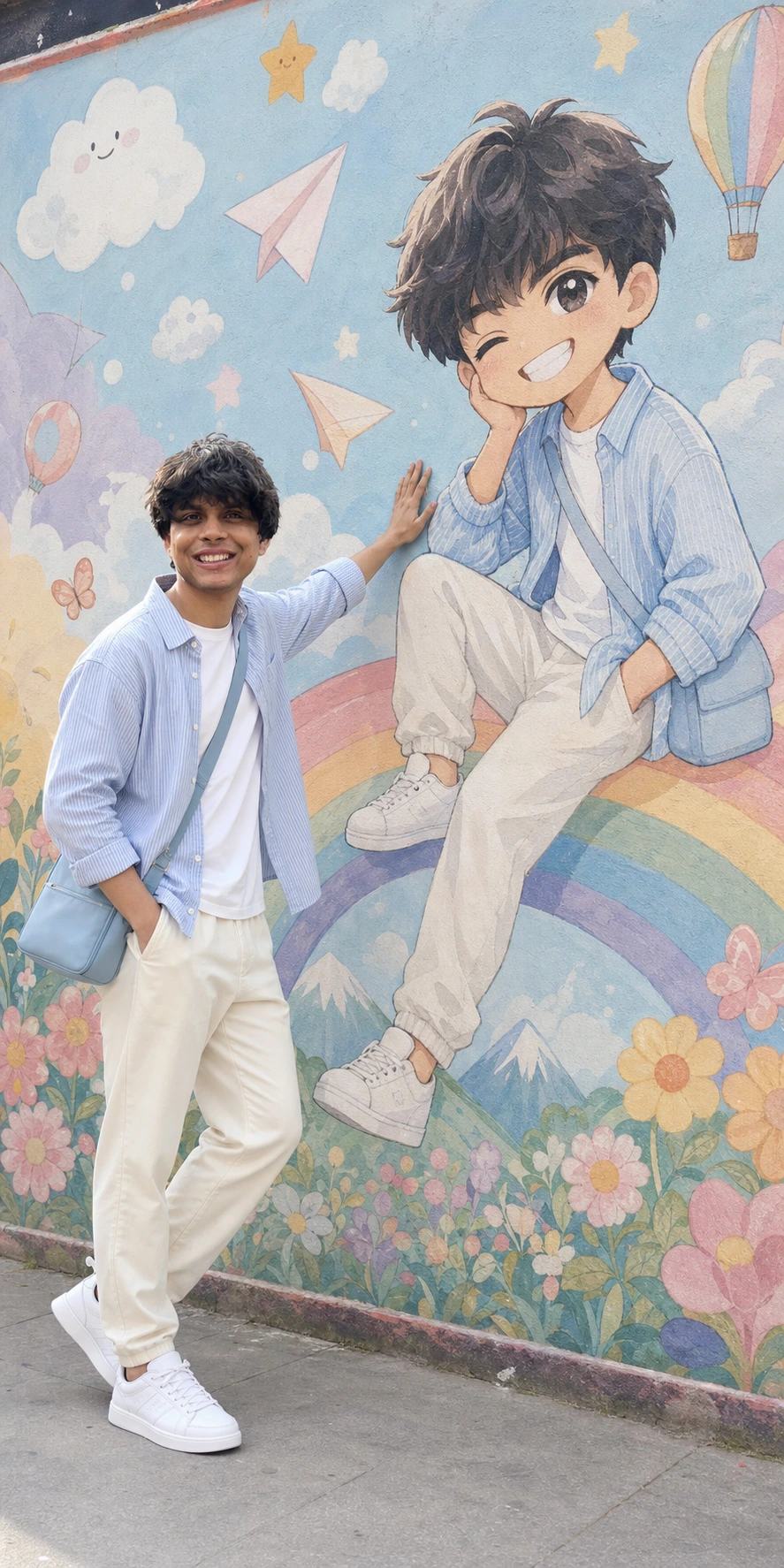 Gemini AI Anime Chibi Mural Photo Editing Prompt for Boys — image 4