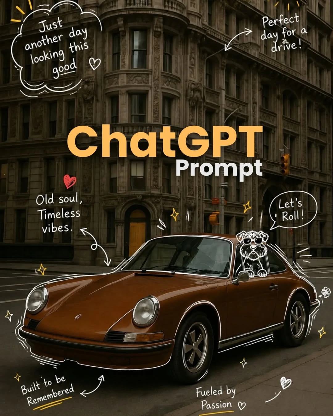 Hand-Drawn Doodle Overlay – Gemini AI Photo Prompt — image 1