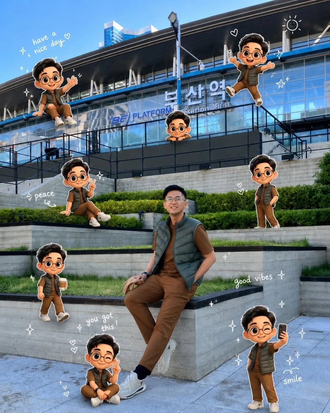 Pixar Chibi Scrapbook Collage – Gemini AI Photo Prompt — image 4