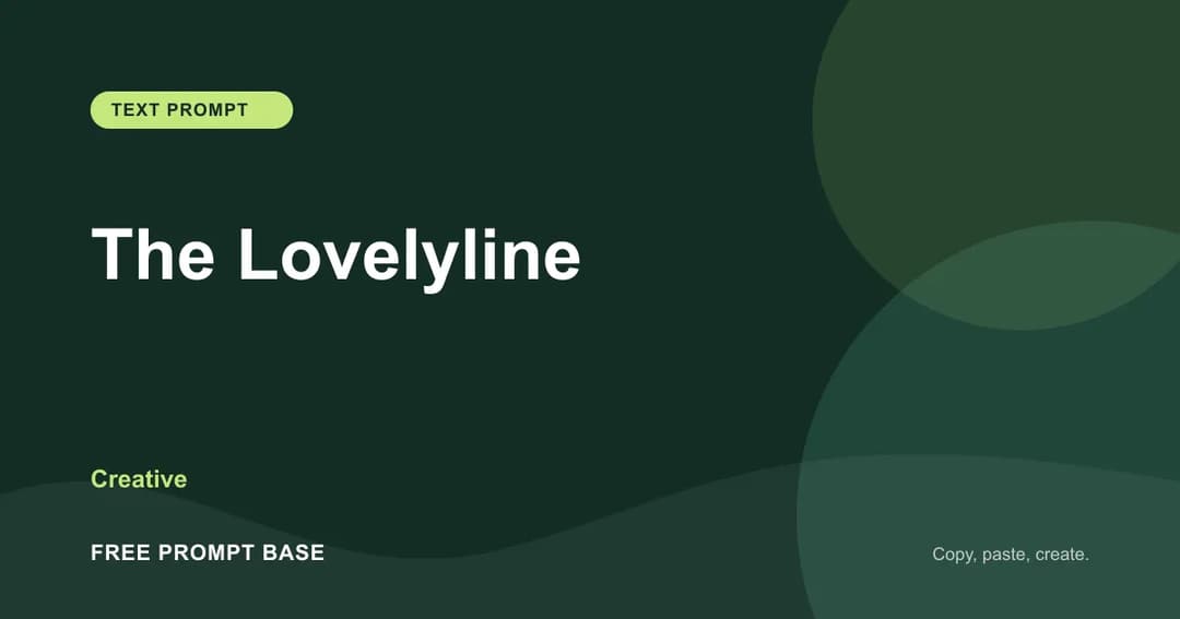 The Lovelyline AI prompt cover
