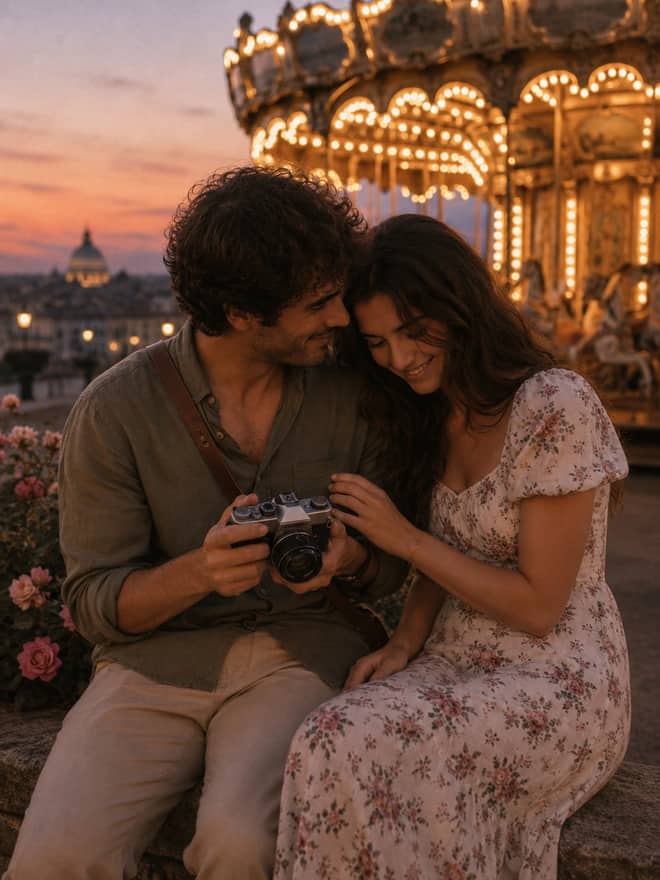 Carousel Couple – Gemini AI Photo Prompt