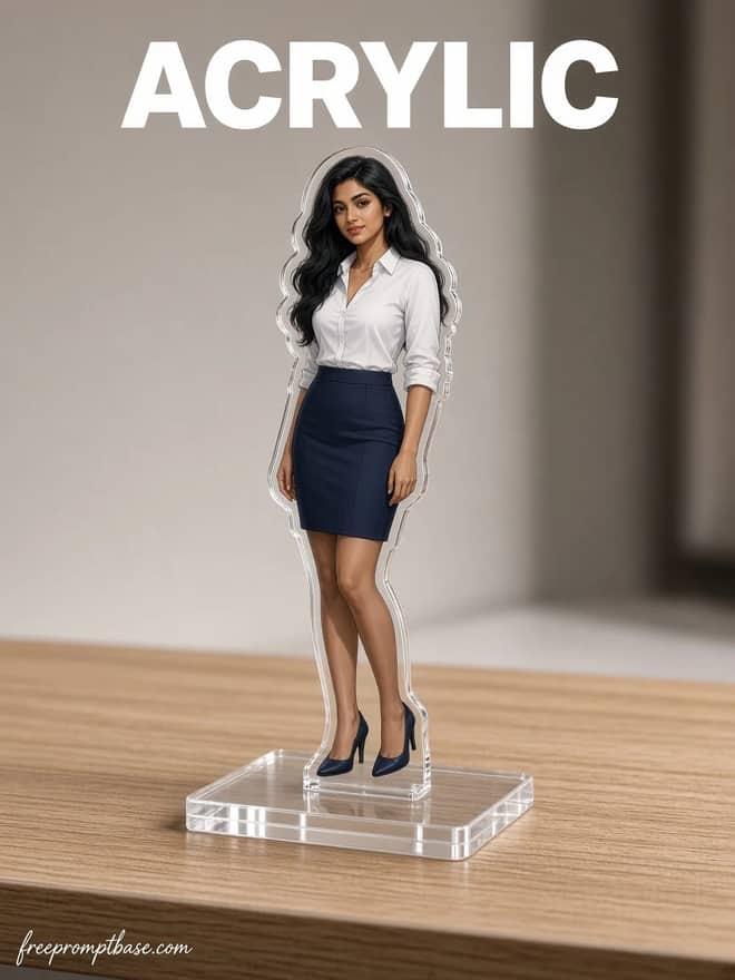Nano Banana Acrylic Standee Figurine Prompt for Gemini