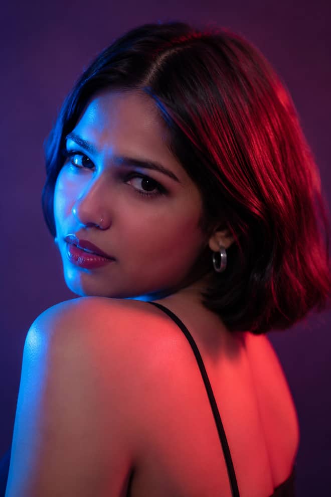 Color Gel Portrait – Gemini AI Photo Prompt
