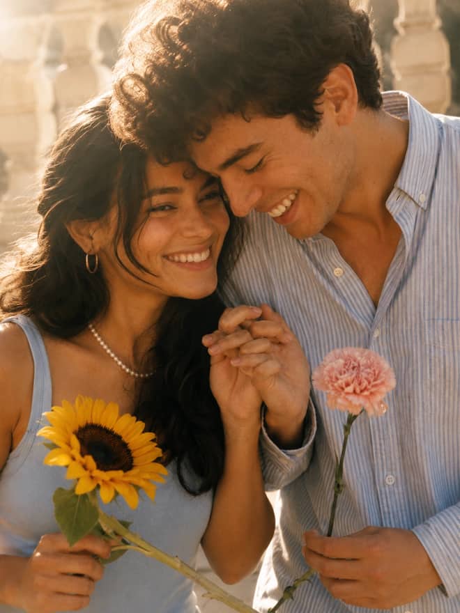 Sunflower Couple – Gemini AI Photo Prompt