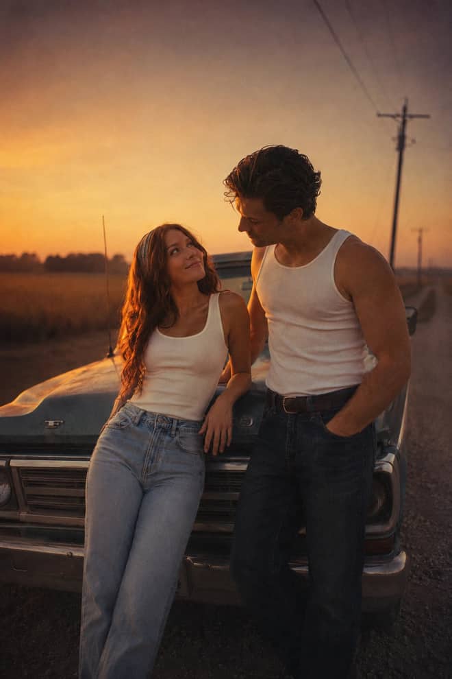 Vintage Truck Couple – Gemini AI Photo Prompt