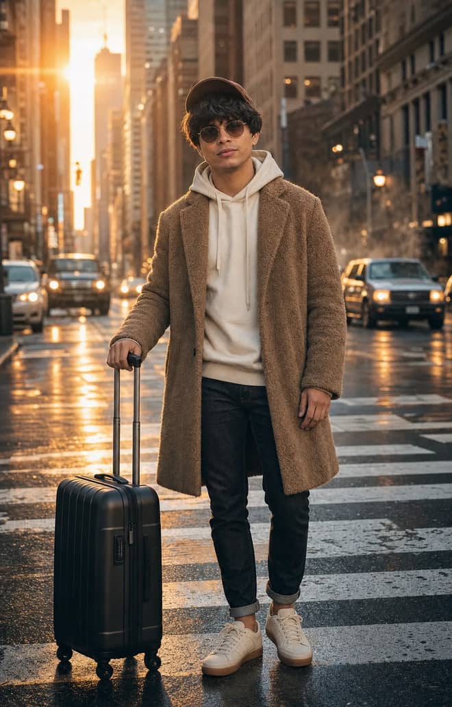 Gemini AI Traveler Street Portrait Photo Editing Prompt