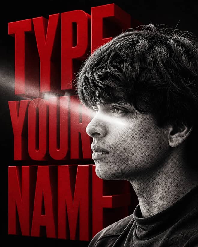 Cinematic Double-Exposure Portrait Poster Prompt