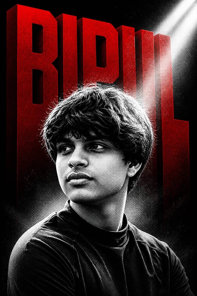 Cinematic Double Exposure Portrait Poster Prompt