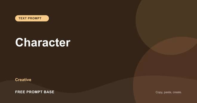 Character AI prompt cover