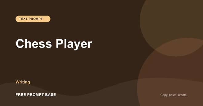 Chess Player AI prompt cover