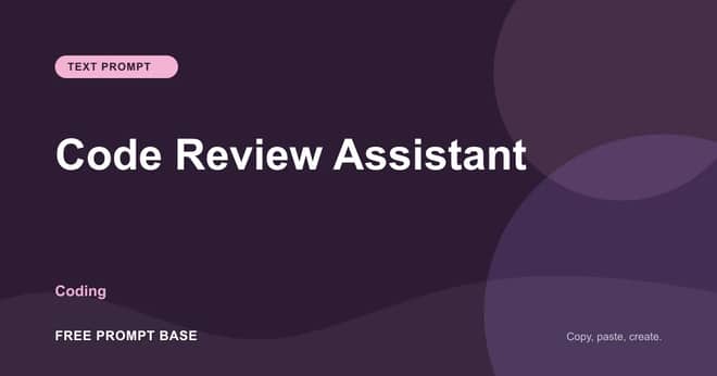 Code Review Assistant AI prompt cover