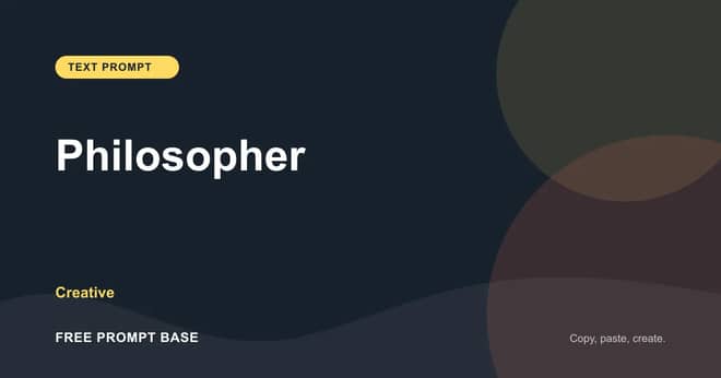 Philosopher AI prompt cover