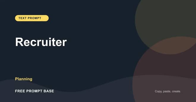 Recruiter AI prompt cover