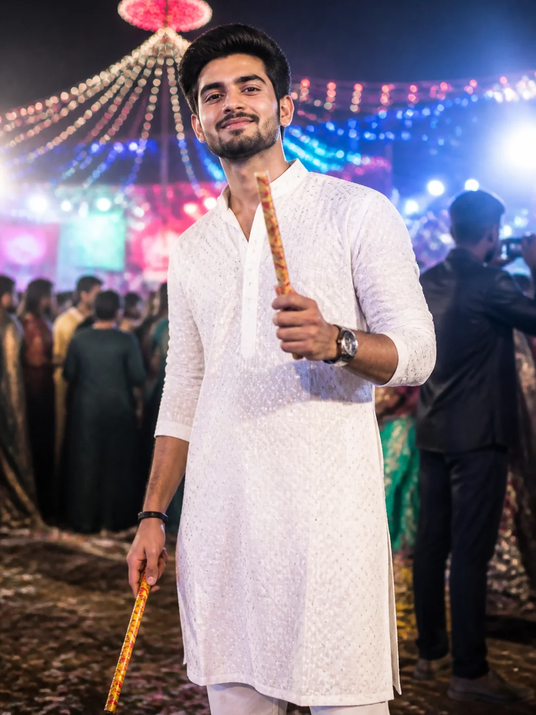 gemini ai dandiya garba looks prompts example 2 — 5 Viral Gemini AI Dandiya Garba Looks Prompts 2026