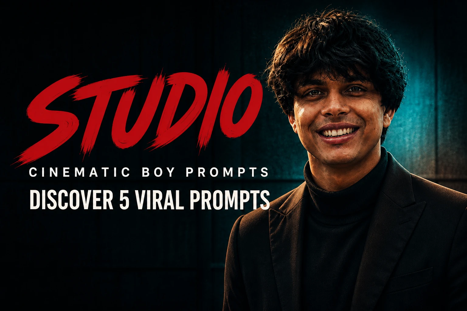 5 Best Gemini Cinematic Studio Portrait Prompts for Boys