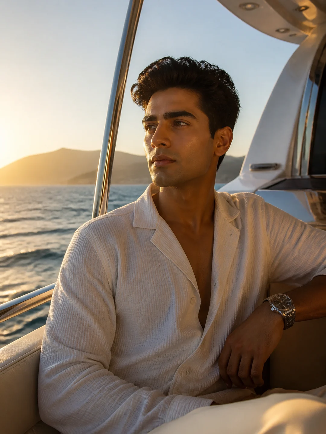 gemini luxury yacht ai photo prompt for boys example 1 — 5 Stunning Gemini Luxury Yacht AI Photo Prompt for Boys