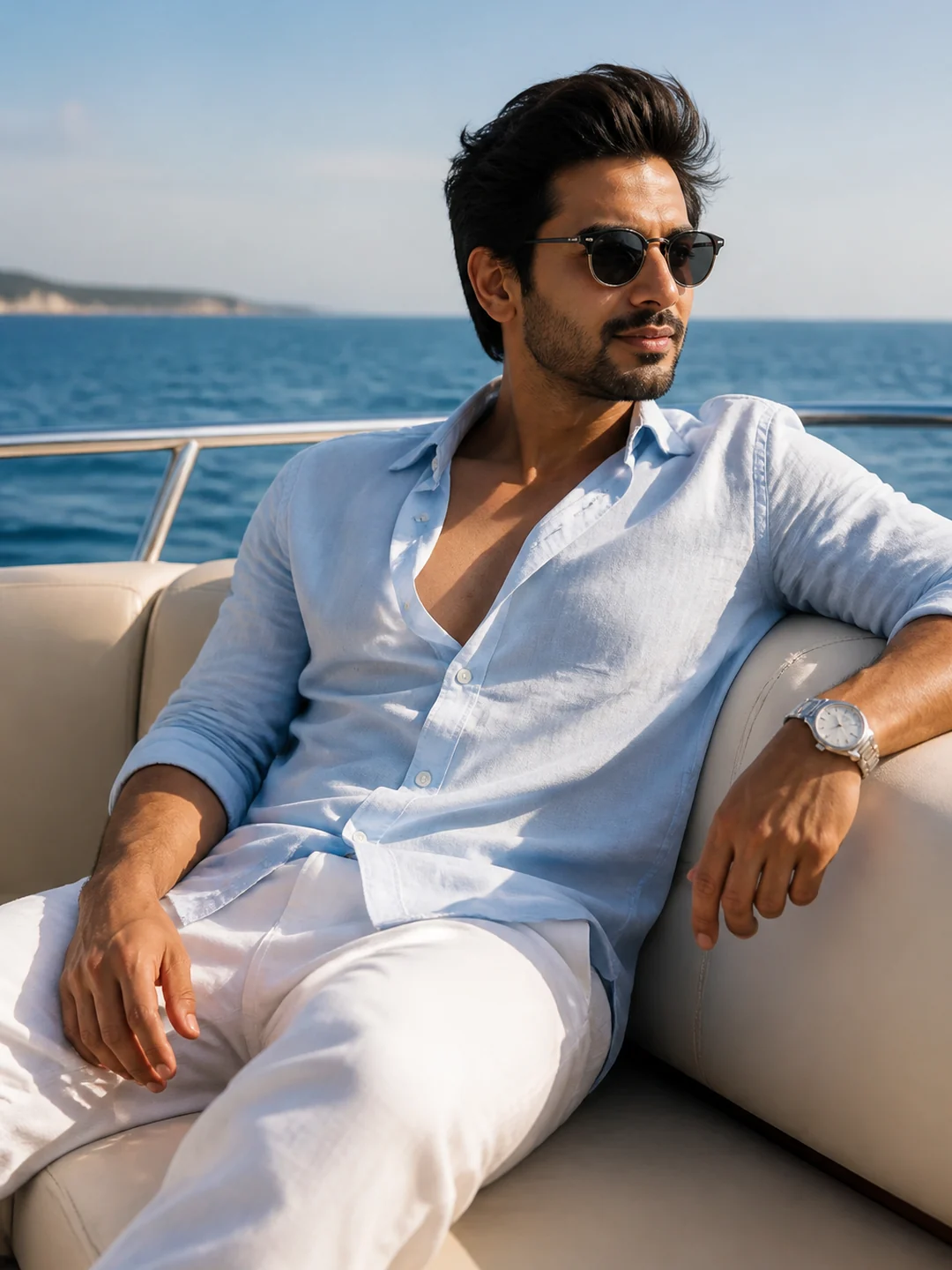 gemini luxury yacht ai photo prompt for boys example 5 — 5 Stunning Gemini Luxury Yacht AI Photo Prompt for Boys