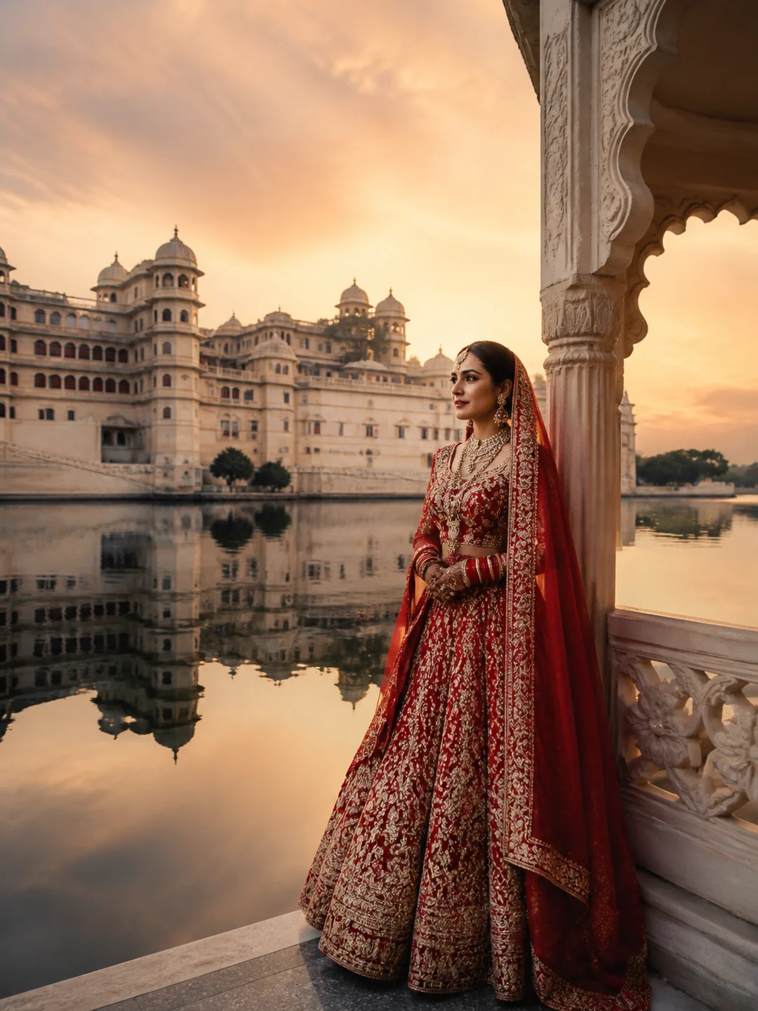 wedding ai photo prompt indian couple gemini example 4 — 5 Stunning Wedding AI Photo Prompts Indian Couple Gemini